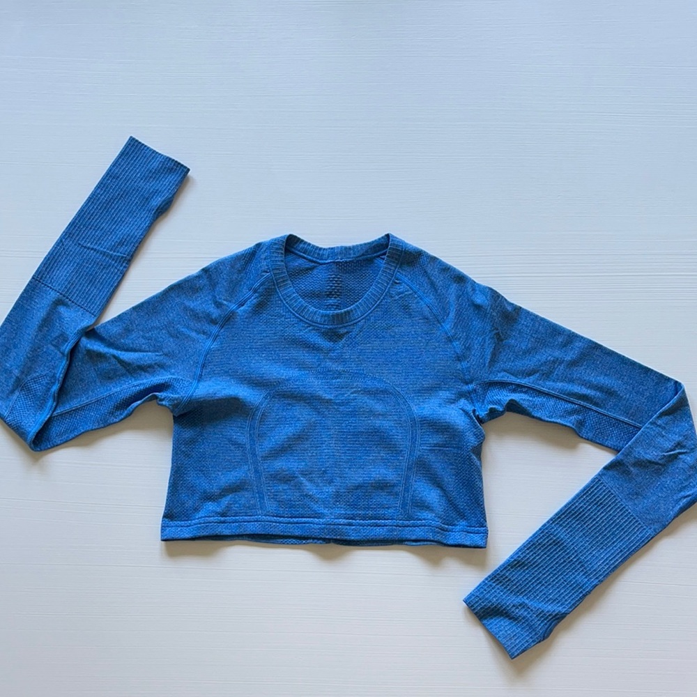 Lululemon Run Swiftly Long Sleeve Crop Top
